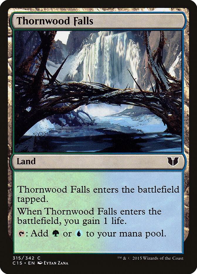 Thornwood Falls 315 card from Commander 2015
