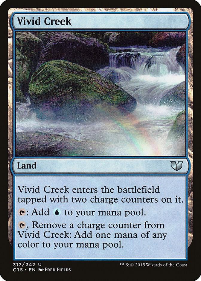 Vivid Creek 317 card from Commander 2015