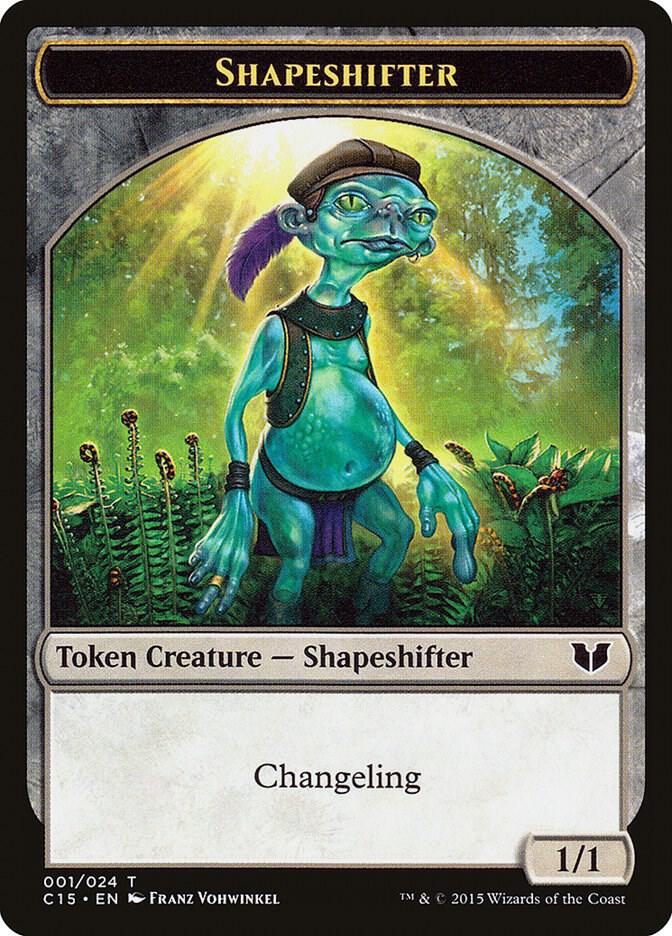 Shapeshifter // Shapeshifter Double-Sided Token 1 // 1 card from Commander 2015