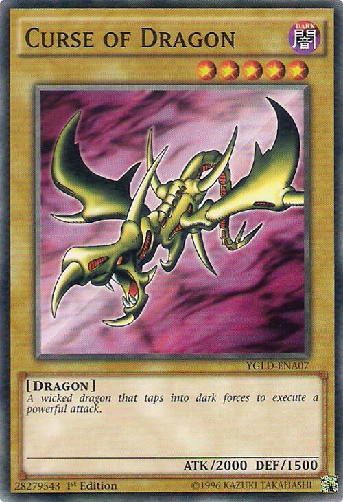 Curse of Dragon YGLD-ENA07 card from King of Games: Yugi's Legendary Decks