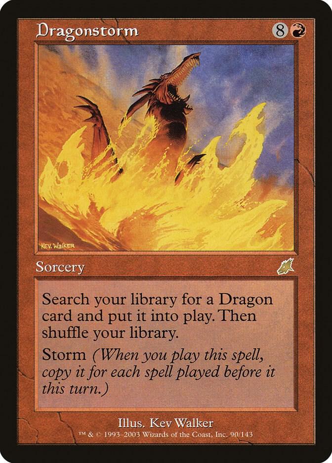 Dragonstorm 90 card from Scourge