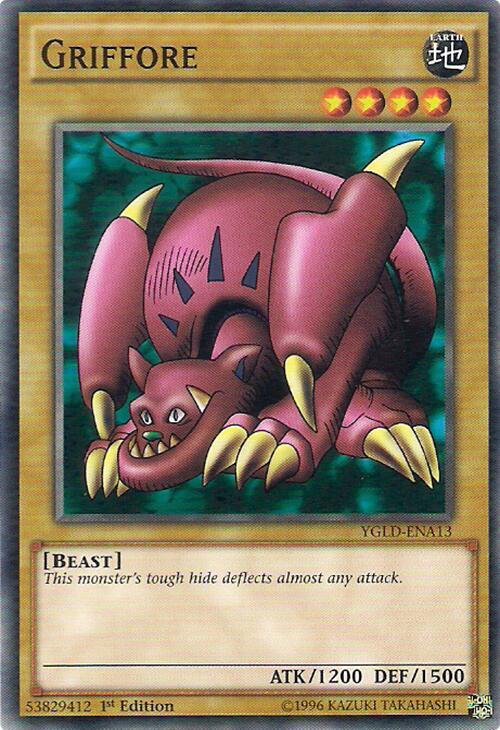 Griffore YGLD-ENA13 card from King of Games: Yugi's Legendary Decks