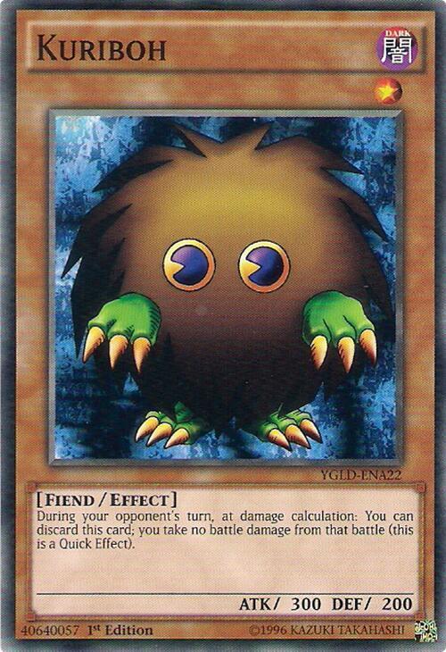 Kuriboh (A) YGLD-ENA22 card from King of Games: Yugi's Legendary Decks