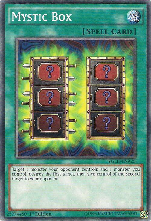 Mystic Box YGLD-ENA25 card from King of Games: Yugi's Legendary Decks