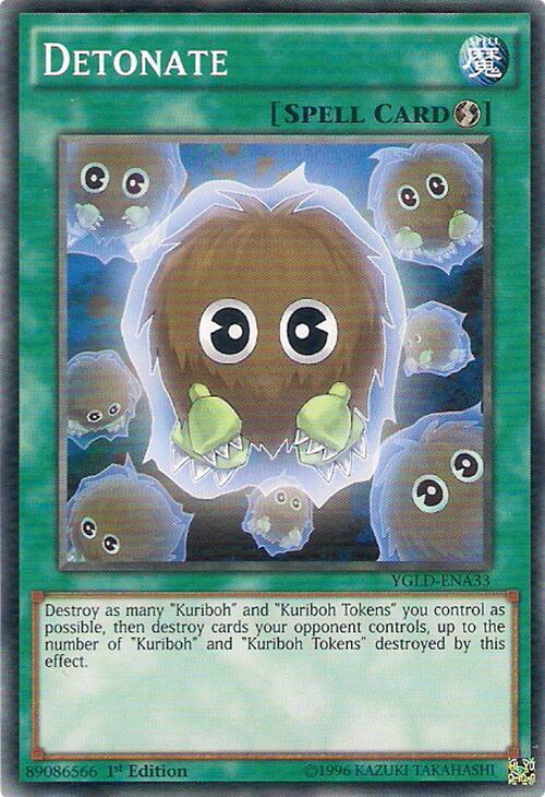 Detonate YGLD-ENA33 card from King of Games: Yugi's Legendary Decks