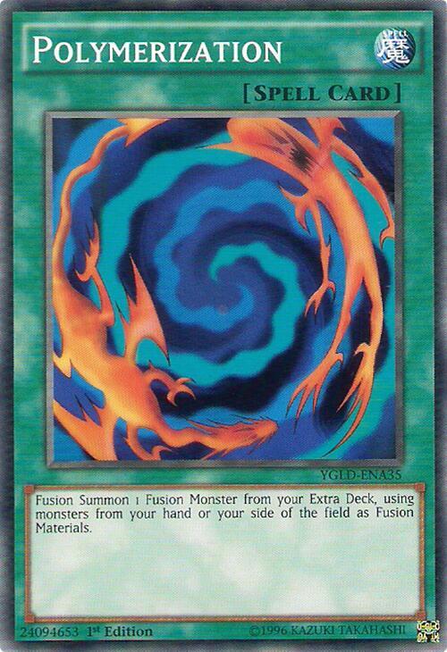 Polymerization (A) YGLD-ENA35 card from King of Games: Yugi's Legendary Decks