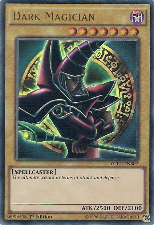 Dark Magician (B) YGLD-ENB02 card from King of Games: Yugi's Legendary Decks