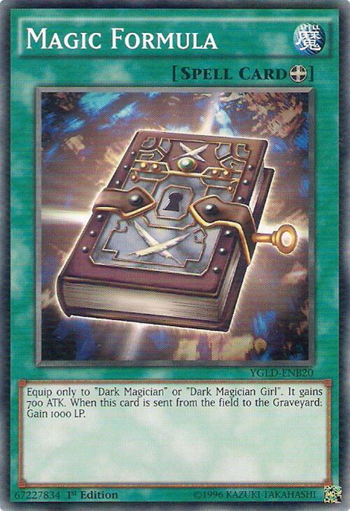 Magic Formula YGLD-ENB20 card from King of Games: Yugi's Legendary Decks