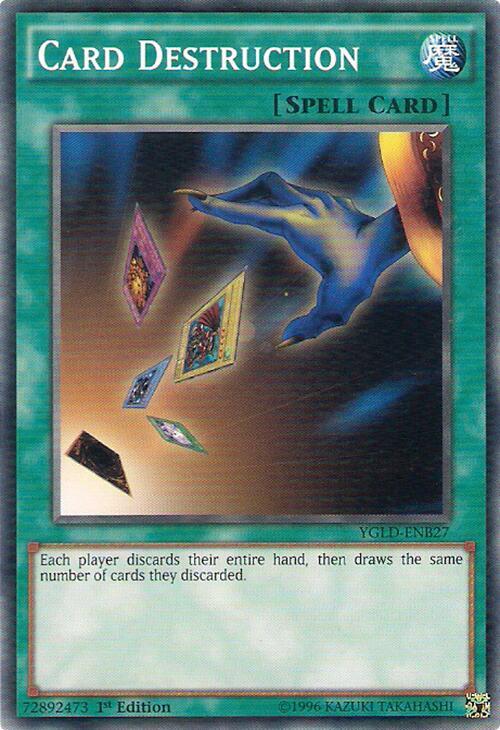 Card Destruction YGLD-ENB27 card from King of Games: Yugi's Legendary Decks