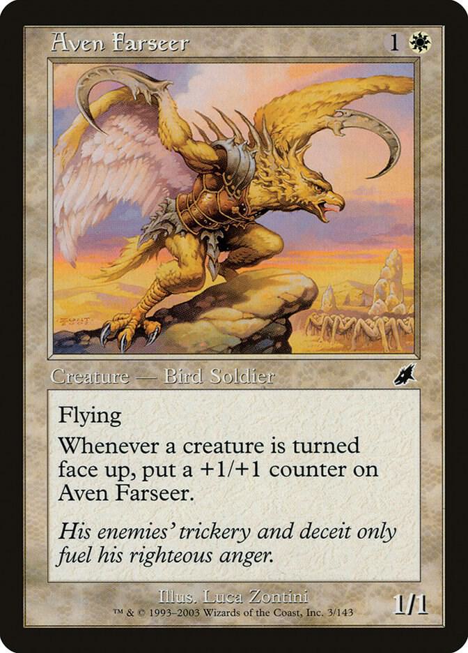 Aven Farseer 3 card from Scourge
