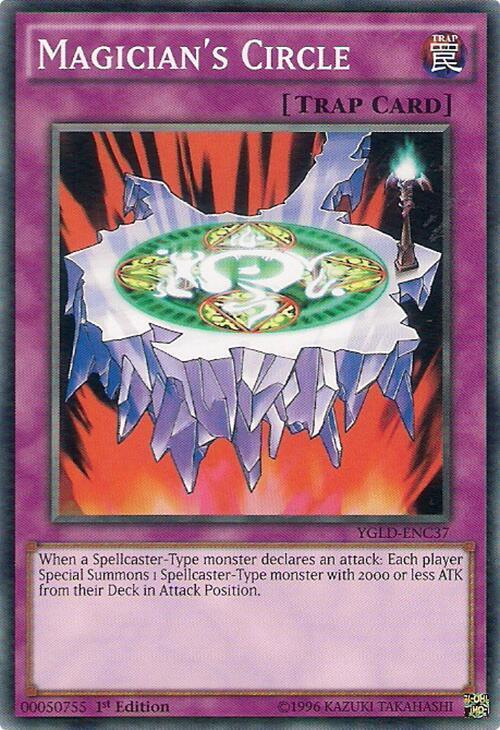 Magician's Circle YGLD-ENC37 card from King of Games: Yugi's Legendary Decks