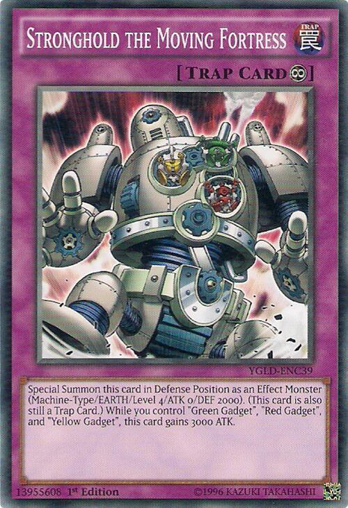 Stronghold the Moving Fortress YGLD-ENC39 card from King of Games: Yugi's Legendary Decks