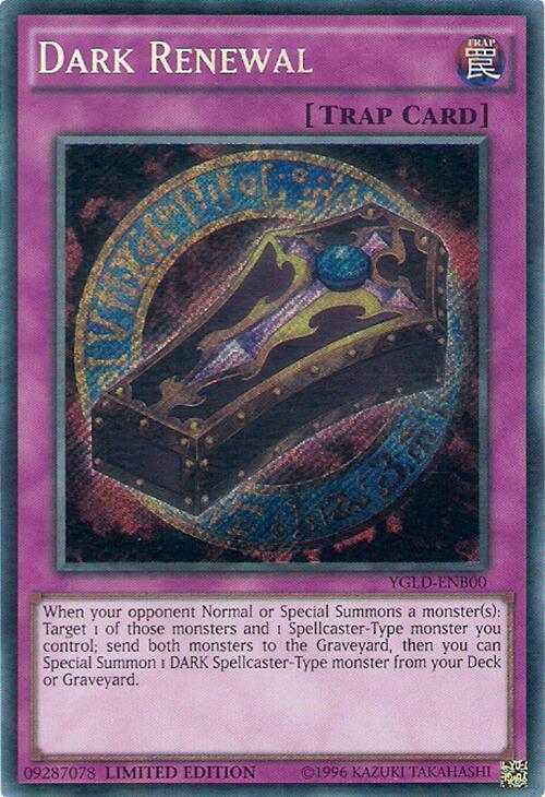 Dark Renewal YGLD-ENB00 card from King of Games: Yugi's Legendary Decks