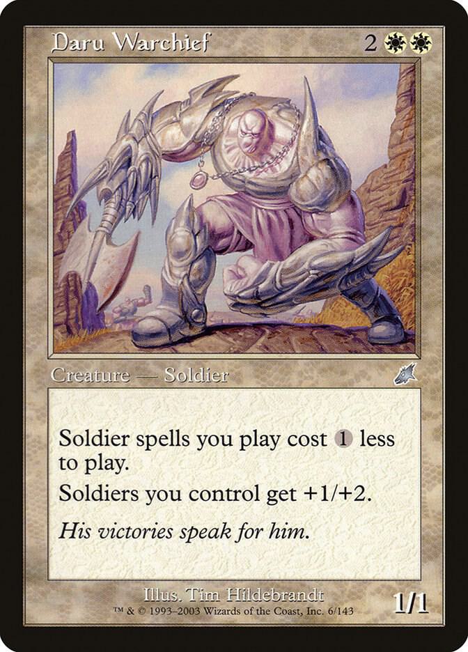 Daru Warchief 6 card from Scourge