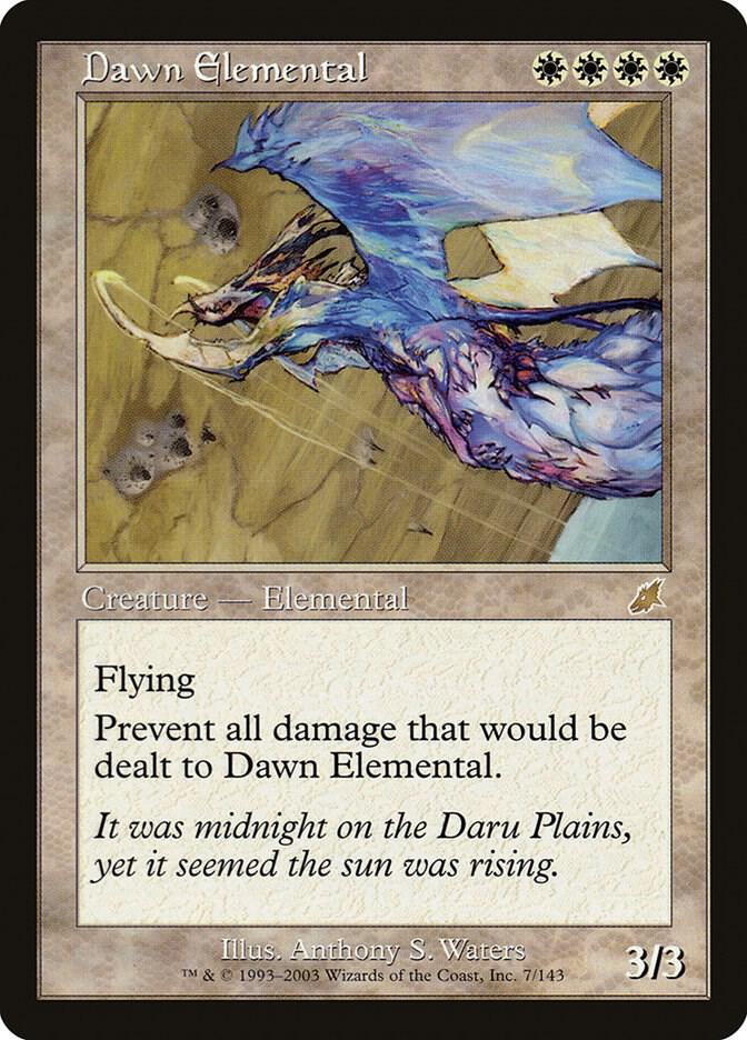 Dawn Elemental 7 card from Scourge
