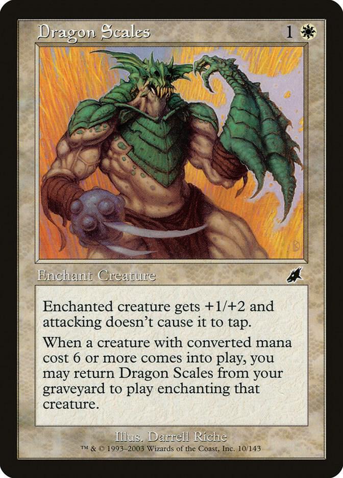 Dragon Scales 10 card from Scourge