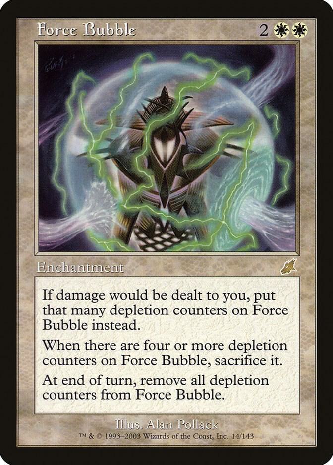 Force Bubble 14 card from Scourge