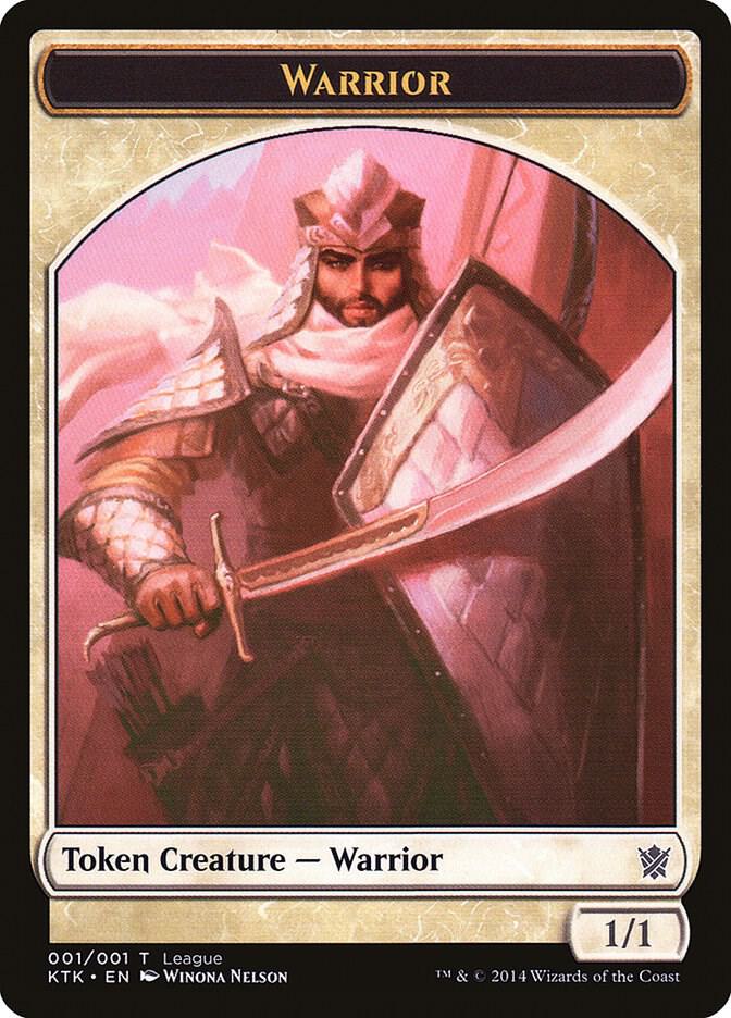 Warrior Token 1 card from League Promos
