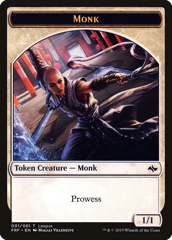 Monk Token 1 card from League Promos