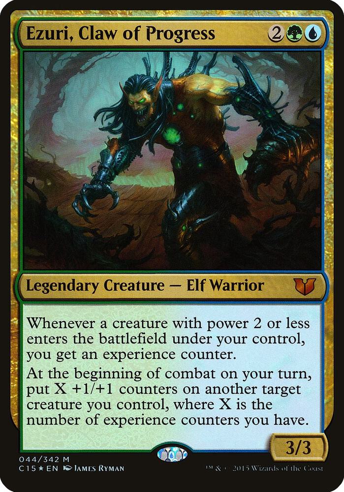 Ezuri, Claw of Progress (Commander 2015) 44 card from Oversize Cards