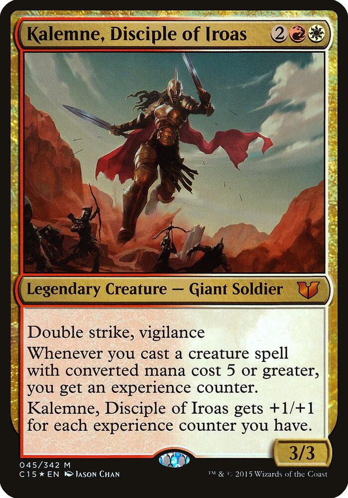 Kalemne, Disciple of Iroas (Commander 2015) 45 card from Oversize Cards
