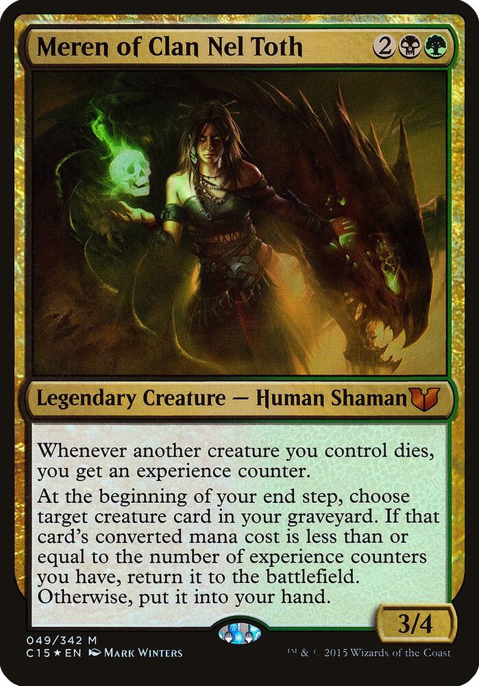 Meren of Clan Nel Toth (Commander 2015) 49 card from Oversize Cards