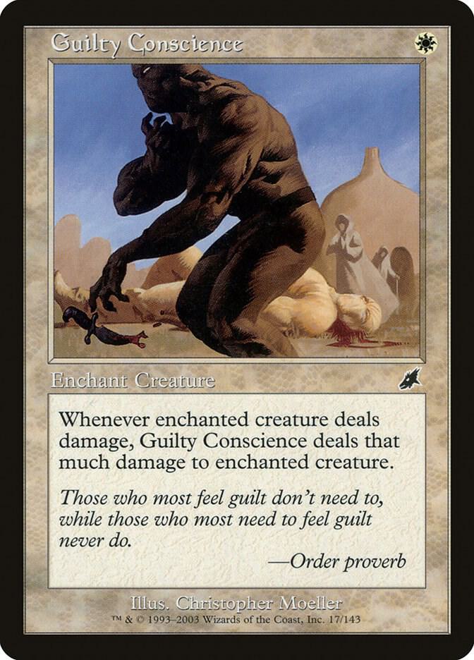Guilty Conscience 17 card from Scourge