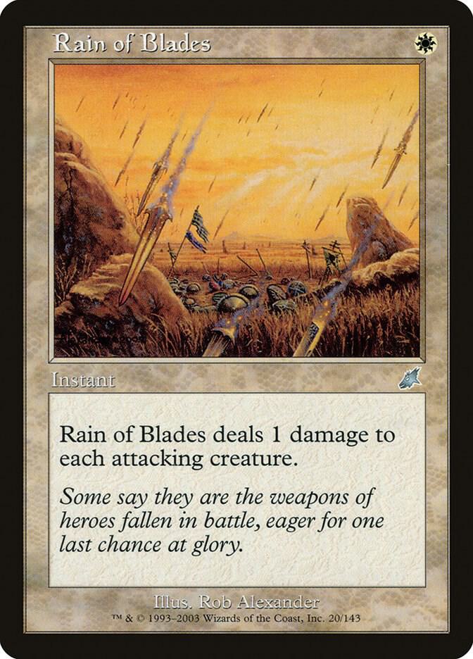 Rain of Blades 20 card from Scourge