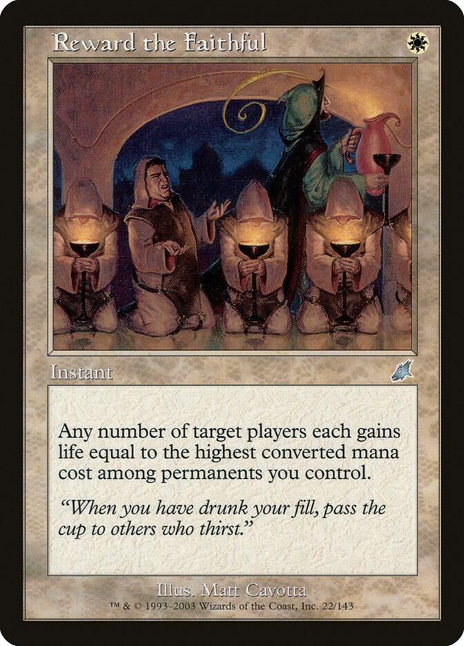 Reward the Faithful 22 card from Scourge