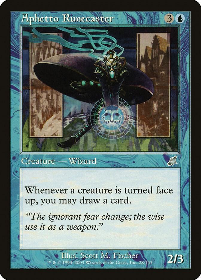 Aphetto Runecaster 28 card from Scourge