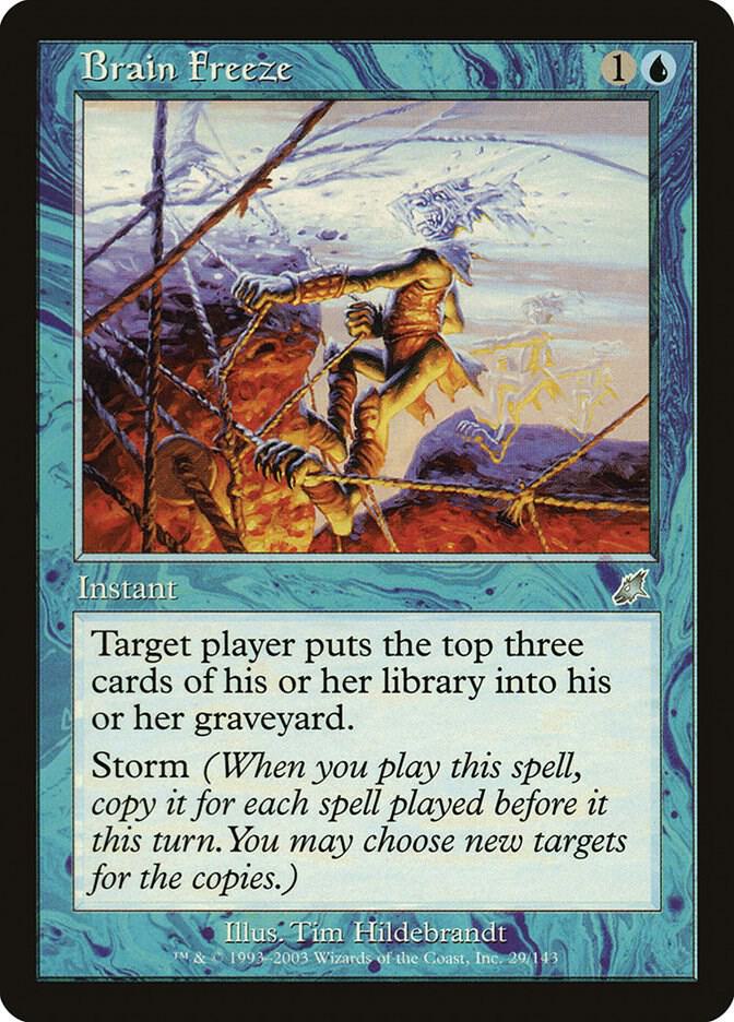 Brain Freeze 29 card from Scourge