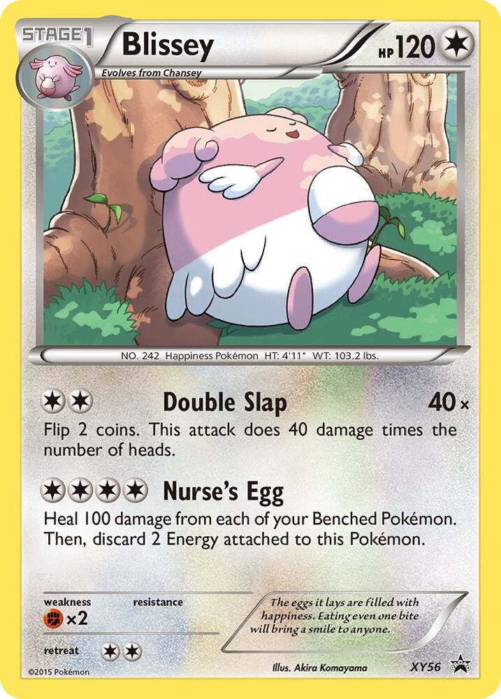 Blissey XY56 card from XY Promos