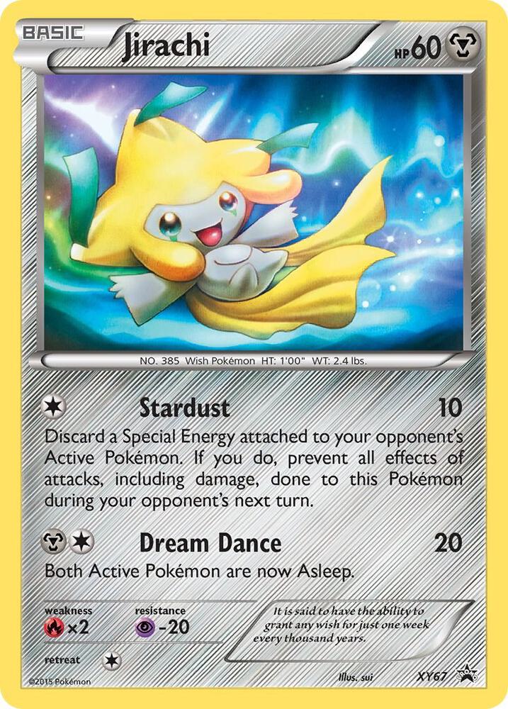 Jirachi XY67 card from XY Promos