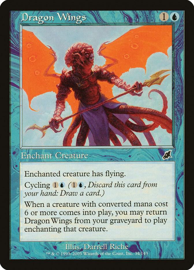 Dragon Wings 34 card from Scourge