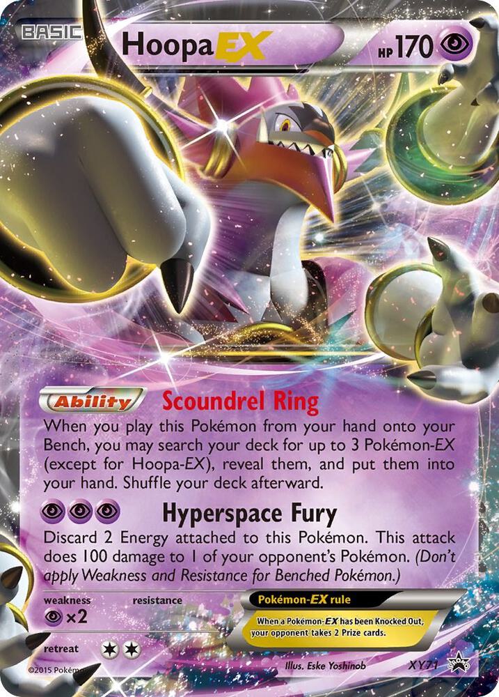 Hoopa EX XY71 card from XY Promos