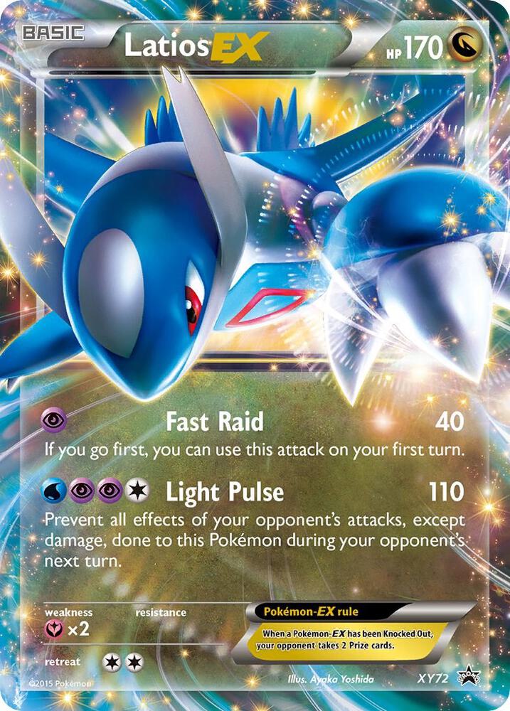 Latios EX XY72 card from XY Promos