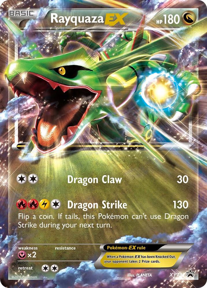 Rayquaza EX XY73 card from XY Promos
