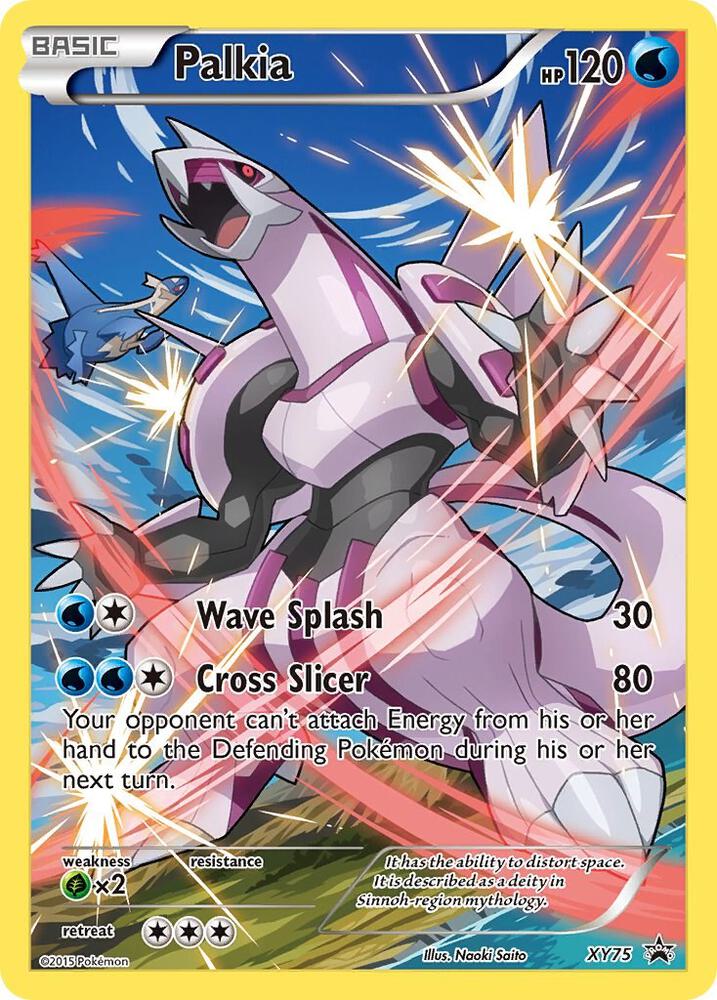 Palkia (Full Art Promo) XY75 card from XY Promos