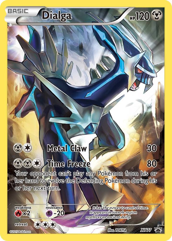 Dialga (Full Art Promo) XY77 card from XY Promos