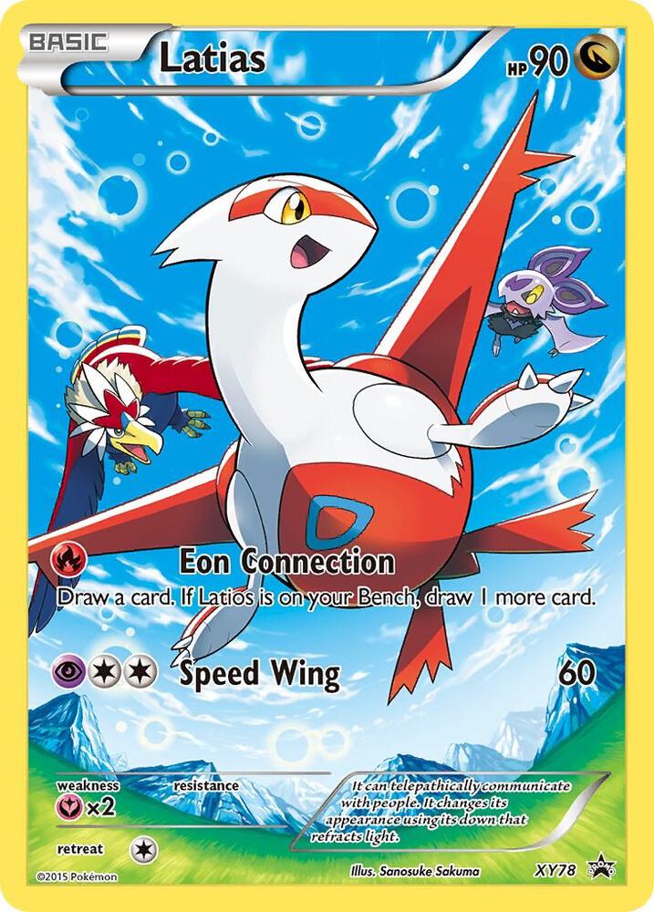 Latias (Full Art Promo) XY78 card from XY Promos