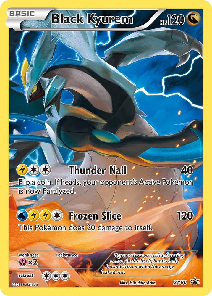 Black Kyurem XY80 card from XY Promos