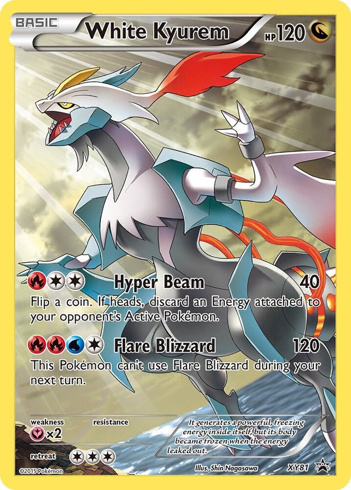 White Kyurem (Full Art Promo) XY81 card from XY Promos