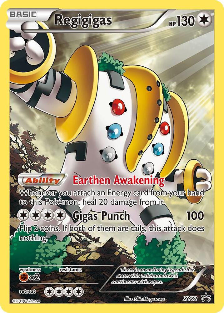 Regigigas (Full Art Promo) XY82 card from XY Promos