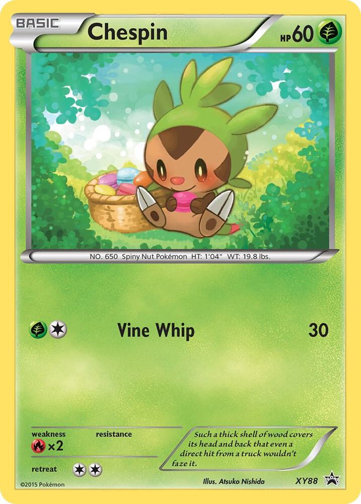 Chespin (Collector Chest) XY88 card from XY Promos
