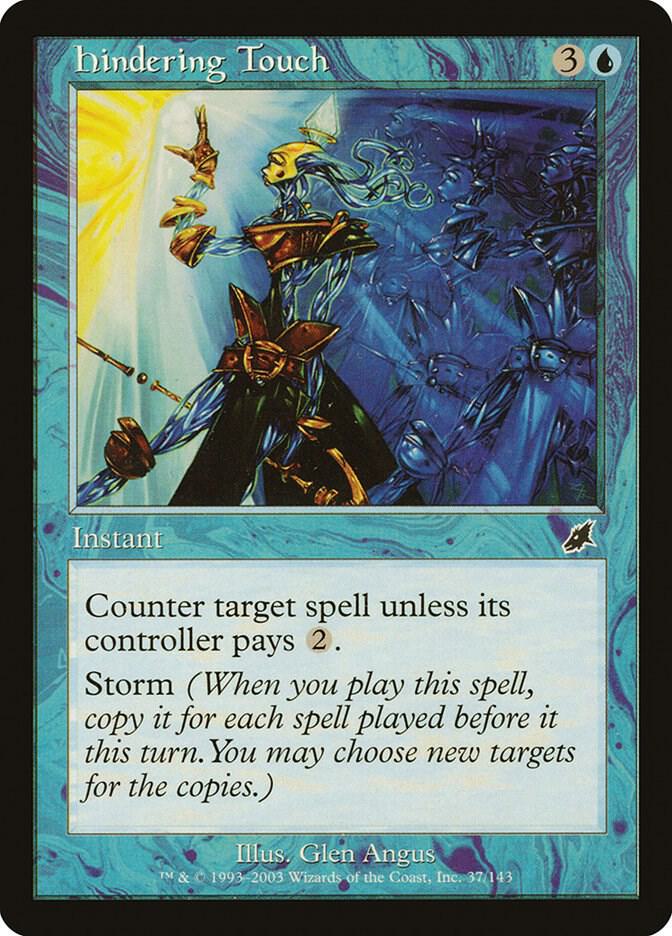 Hindering Touch 37 card from Scourge