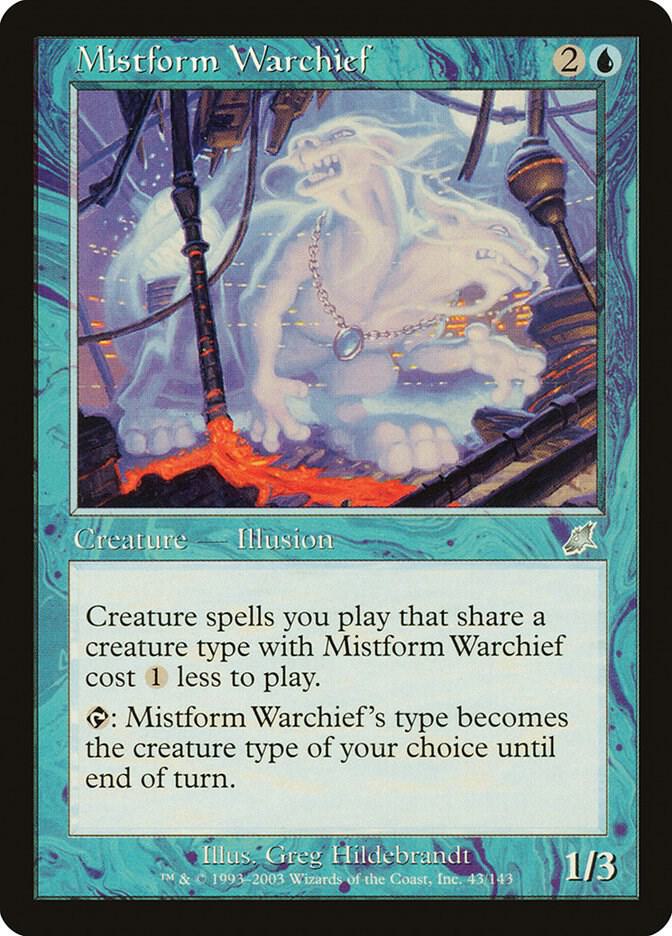 Mistform Warchief 43 card from Scourge