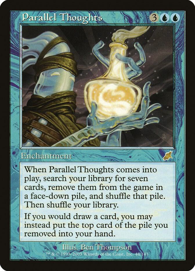 Parallel Thoughts 44 card from Scourge