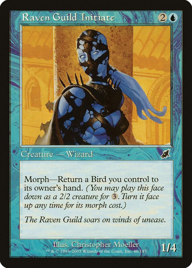 Raven Guild Initiate 46 card from Scourge