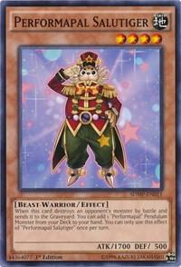 Performapal Salutiger SDMP-EN011 card from Structure Deck: Master of Pendulum