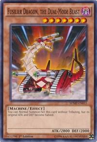 Fusilier Dragon, the Dual-Mode Beast SDMP-EN015 card from Structure Deck: Master of Pendulum